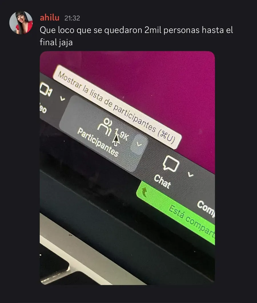 ahilu: se quedaron 2 mil personas hasta el final
